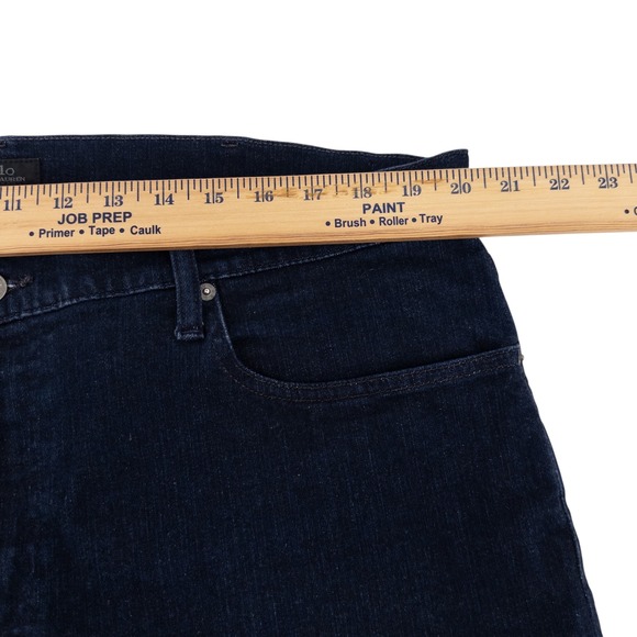 Polo Ralph Lauren Men's 40X30 (40x27 actual) Hampton Relaxed Straight Blue Jeans - Picture 13 of 16